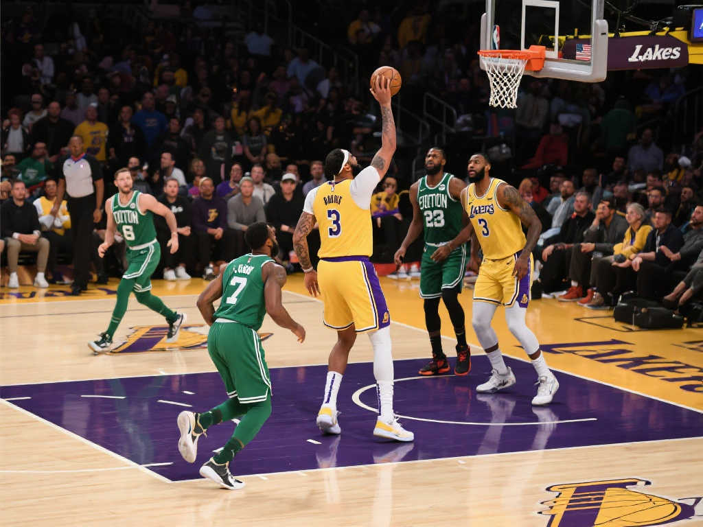 湖人三巨头火力全开,双塔战术击溃绿军! 湖人三巨头火力全开,双塔战术击溃绿军!